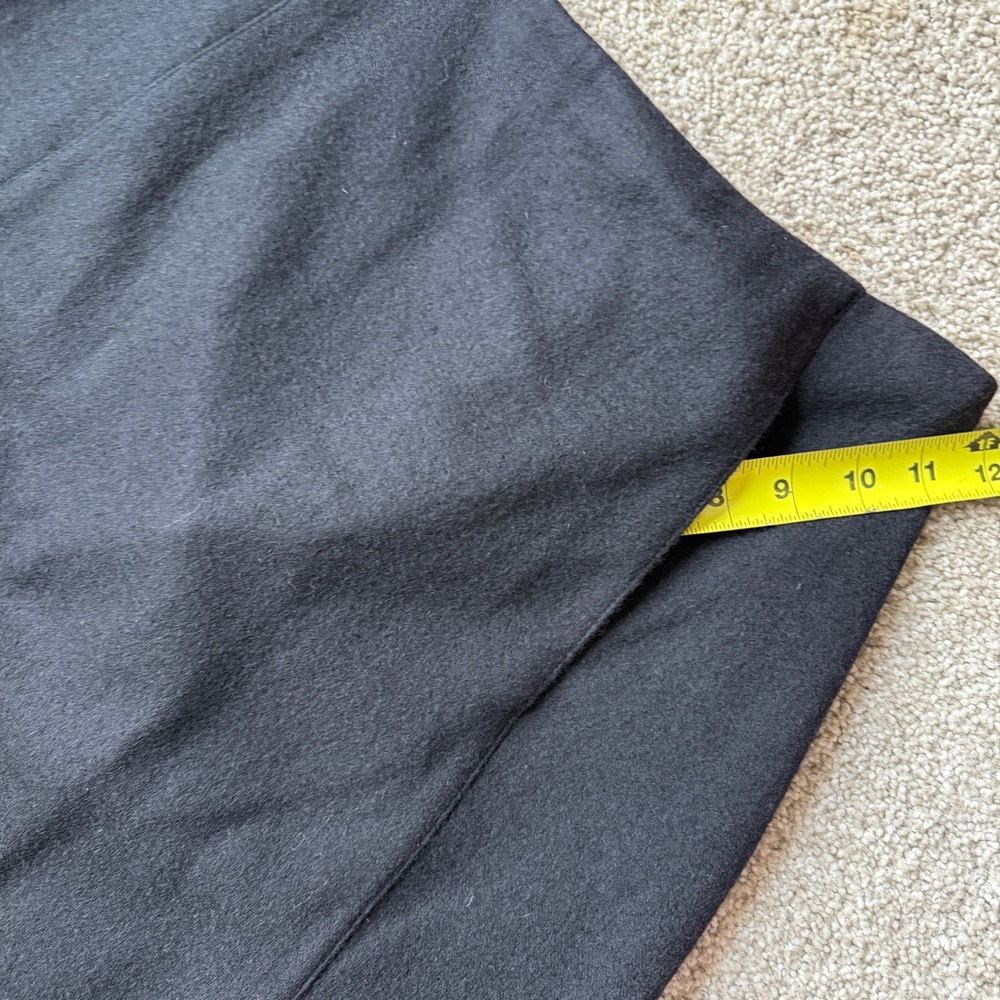 Marc Jacobs Black Wool A-Line Skirt - Picture 5 of 9
